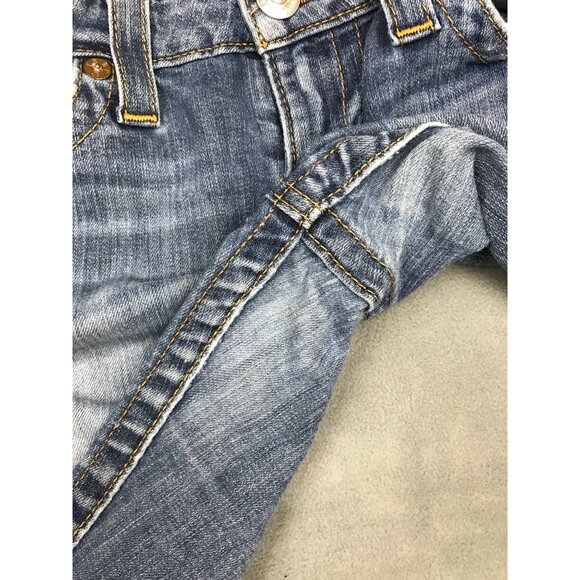 True Religion Jeans Womens 29 Low Rise Straight Light Wash Y2K - Picture 8 of 9